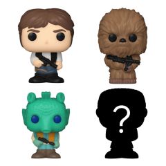 Han Solo, Chewbacca, Greedo and mystery chase - Funko Bitty Pop! - Star Wars