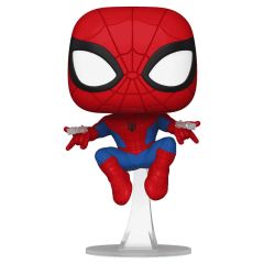 Marvel POP! Comics Vinyl Figure Web Spider-Man (Swinging) Exclusive 9 cm