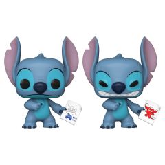 Lilo & Stitch POP! Vinyl Figure Stitch with Mood Chart 9 cm