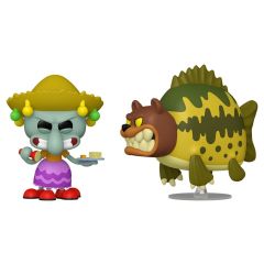 SpongeBob SquarePants POP! Animation Vinyl Figure 2-Pack Squidward & Sea Bear 9 cm