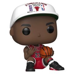 NBA Legends POP! Sports Vinyl Figure Chicago Bulls: Michael Jordan 3 Times in a Row 9 cm