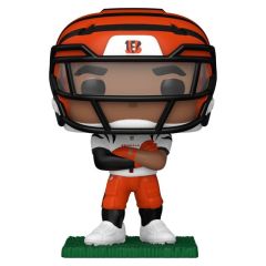 NFL POP! Vinyl Figure : Bengals- Ja'Marr Chase (clear visor) 9 cm