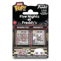 Five Nights at Freddy's Bitty POP! Vinyl Figure 2-Pack Withered Foxy & Marionette 2 cm