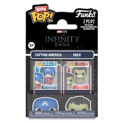 Marvel IS Bitty POP! Vinyl Figures 2-Pack Cap & Hulk 2 cm