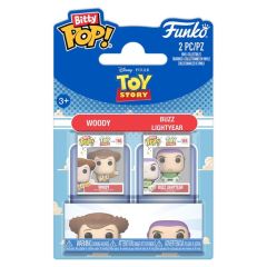 Toy Story Bitty POP! Vinyl Figures 2-Pack Woody & Buzz Lightyear 2 cm