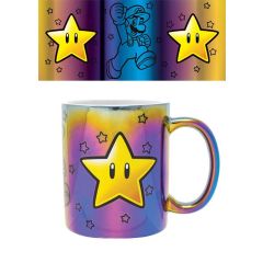 Super Mario Metallic Mug Star Power