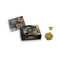Dungeons & Dragons Premium Metal Dice Set Dragon Scale Gold (7)