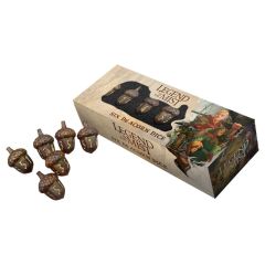 FanRoll Legend in the Mist Dice Set D6 Resin Acorn (6)