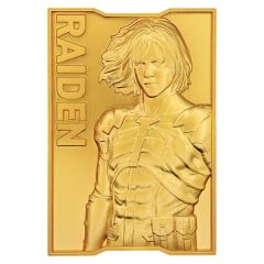 Metal Gear Solid 2 Ingot Raiden 24k Gold Plated Limited Edition