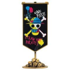 One Piece Replica Straw Hat Pirates Metal Banner 11 x 6 cm