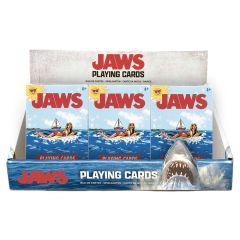 Jaws Playing Cards Display (12 Packs)