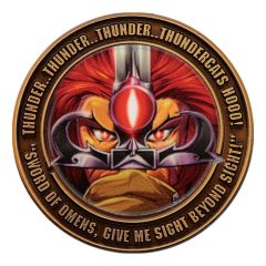 ThunderCats Collectable Coin Lion-O 40th Anniversary Limited Edition