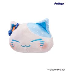 Nemuneko Cat Big Plush Figure Blue 35 cm