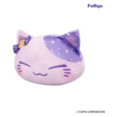 Nemuneko Cat Big Plush Figure Purple 35 cm