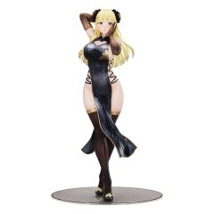 Original Character Statue 1/7 China Girl Black Ver. Illustrated by Oekakizuki 20 cm