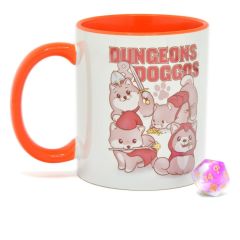 Glassstaff Gift Set Mug & Dice D20 Dungeons & Doggos