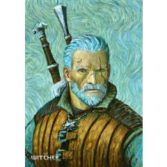 The Witcher III: Wild Hunt Game Art Chronicles Puzzle Geralt inspired by Vincent van Gogh (1000 pieces)