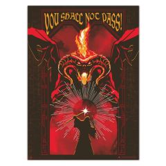 The Lord of the Rings Luminescent Poster Balrog 50 x 70 cm
