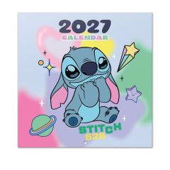 Disney Stitch 2027 Wall Calendar 30 x 30 cm