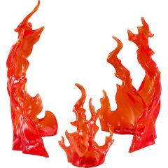 The Simple Effect Parts for Figures Flames: Red