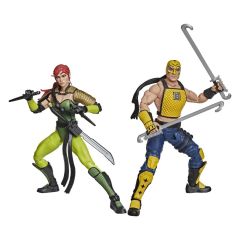 G.I. Joe Classified Series Action Figure 2-Pack #212 Ninja Force Scarlett & T'Jbang 15 cm