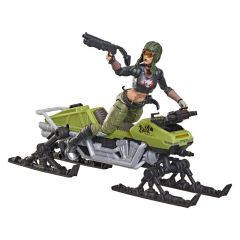 G.I. Joe Classified Series Action Figure and Vehicle Set #194 Zanya and Dreadnok Chameleon (Swamp Skier) 15 cm