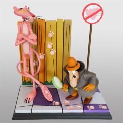 The Pink Panther Statue Pink Panther & The Inspector 41 cm
