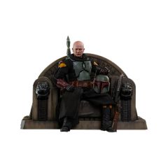Star Wars: The Mandalorian Action Figure 1/6 Boba Fett Repaint Armor and Throne Special Edition 30 cm