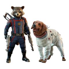 Guardians of the Galaxy Vol. 3 Movie Masterpiece Action Figuren 1/6 Rocket & Cosmo 16 cm