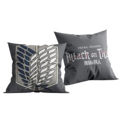 Attack on Titan (Final Season) Pillow Grau 40x40 cm