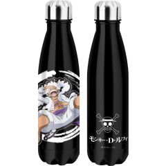 One Piece Thermo Water Bottle Luffy Gear 5 Black