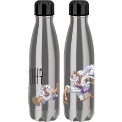One Piece Thermo Water Bottle Luffy Gear 5 Silver