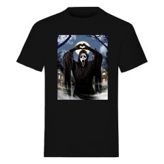 Scream T-Shirt Ghost Face Hearts Size XL