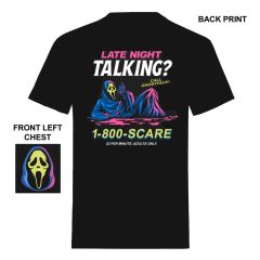 Scream T-Shirt Ghost Face Late Night Talking Size XL