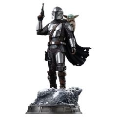 The Mandalorian & Grogu Art Scale Statue 1/10 The Mandalorian and Grogu 25 cm