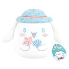 Sanrio Squishmallow Plush Figure Hello Kitty and Friends Seize the Moment Cinnamoroll Hat 20 cm