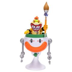The Super Mario Galaxy Movie Action Figure Bowser Jr. with Clown Car 13 cm