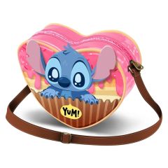 Lilo & Stitch Casual Heart Crossbody Bag Muffin Pink