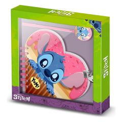 Lilo & Stitch Heart Diary & Pen Gift Set Muffin Pink