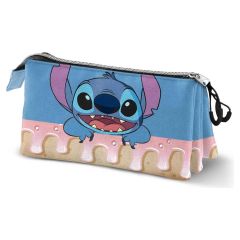 Lilo & Stitch Triple Pencil case Cake Blue
