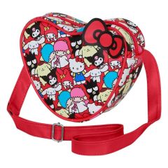 Sanrio Casual Heart Crossbody Bag Hello Kitty Friends Multicolour