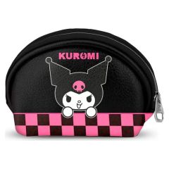 Sanrio Casual Oval Coin Purse Kuromi Chess Multicolour