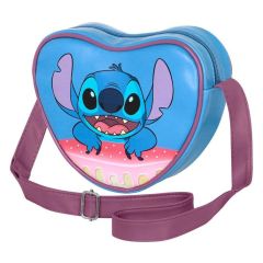 Lilo & Stitch Casual Heart Crossbody Bag Cake Blue