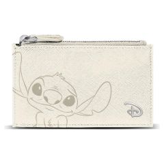 Lilo & Stitch Slim Card Holder / Mini Purse Cream Off-white
