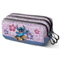 Lilo & Stitch Fan Trick Pencil case 2.2 Skate Lilac