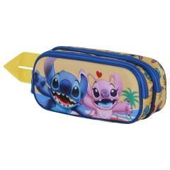 Lilo & Stitch 3D Double Pencil case Ocean Blue