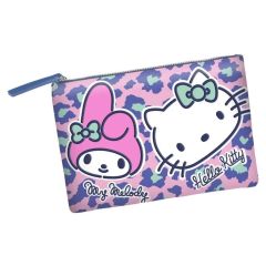 Sanrio Soleil Toiletry Bag Hello Kitty Safari Pink