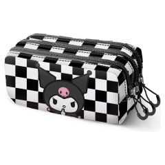 Sanrio Fan Trick Pencil case 2.2 Kuromi Black & White