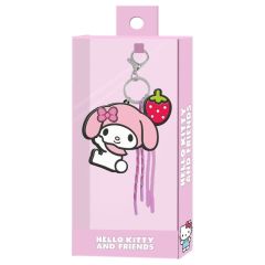 Sanrio Charm Keyring My Melody Face