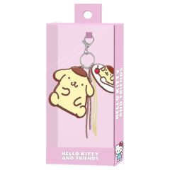 Sanrio Charm Keyring Pompompurin Face